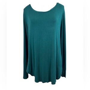 Kiki La Rue Kelly Green Modal Eco Friendly Soft Tunic Minimalist Chic Size L